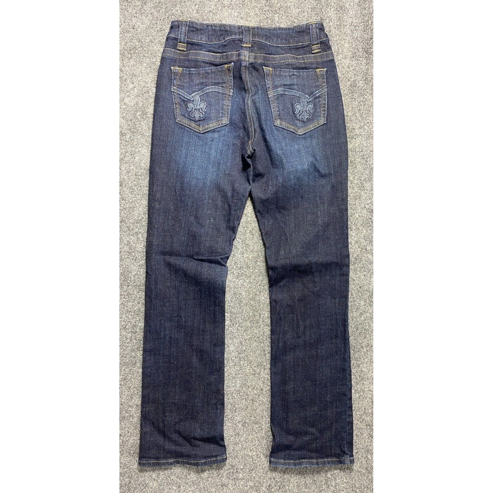 Lee Slender Secret Bootcut Jeans Womens 8 Medium Dark Wash Blue Denim 3401732